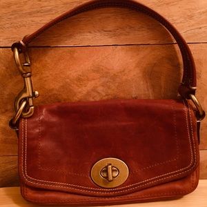 Coach Vintage Tanned Leather Small Bag